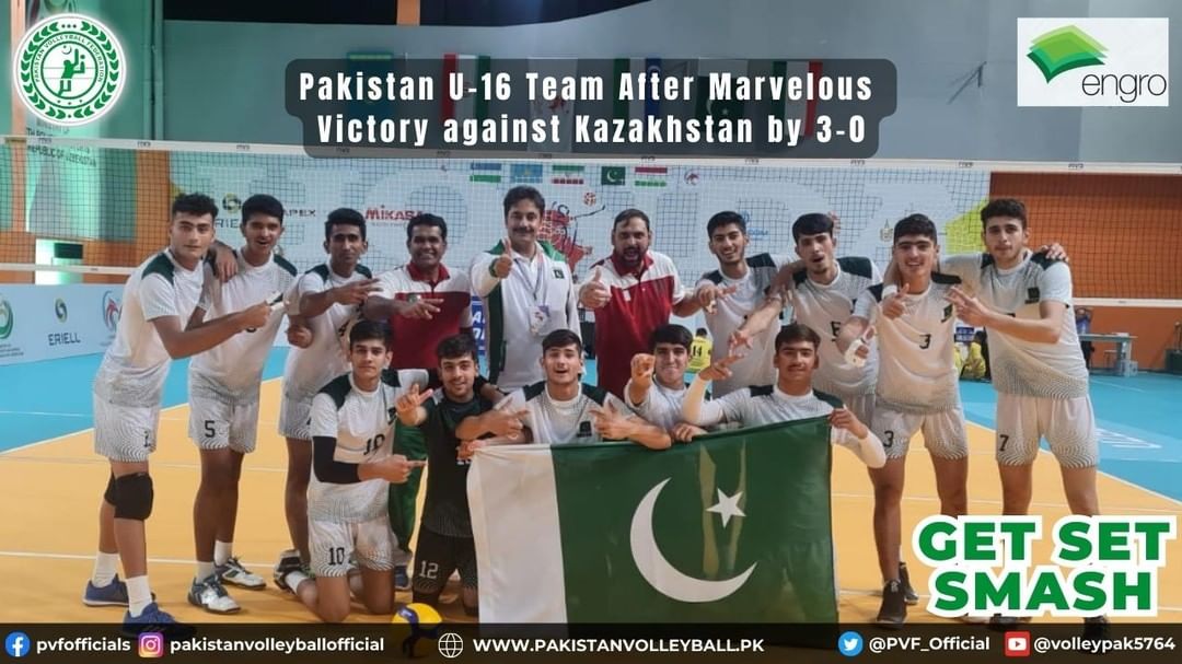 Impressive victory against Kazakhstan in the CAVA U-16 Volleyball Championship