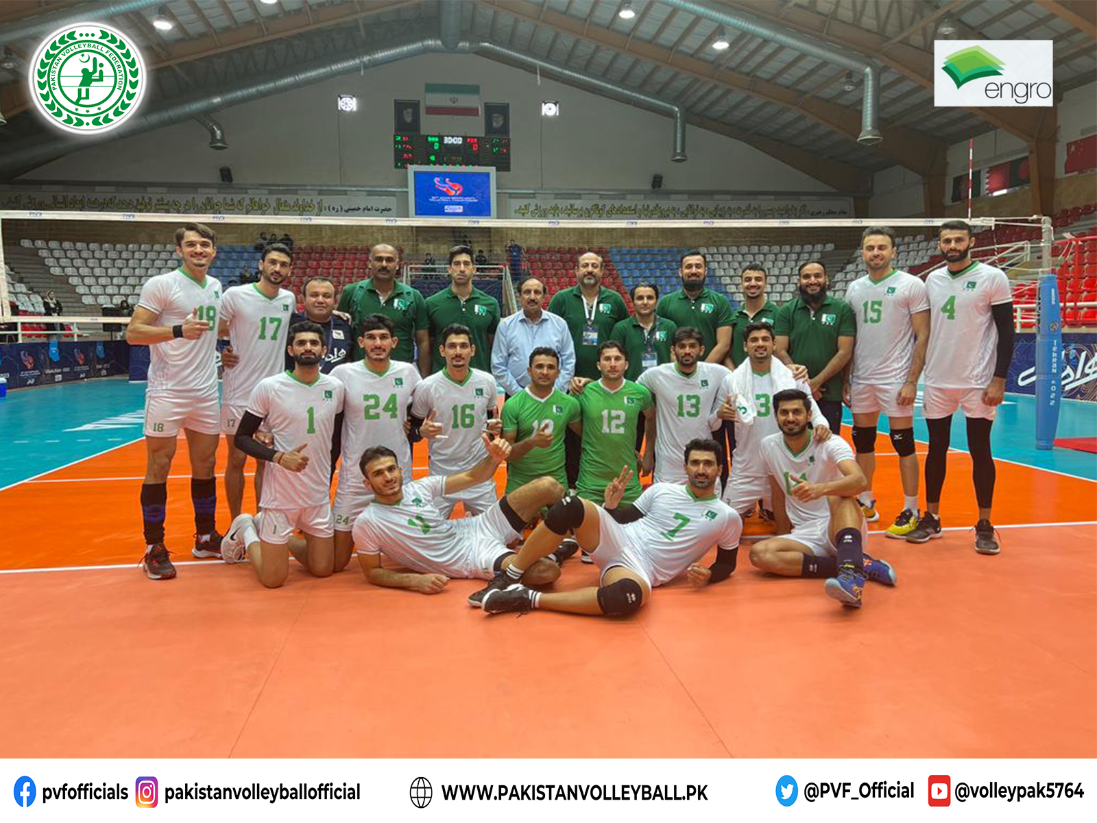 Pakistan National Volleyball Team Achieves Spectacular Victory over Bangladesh in Asian Volleyball Championship