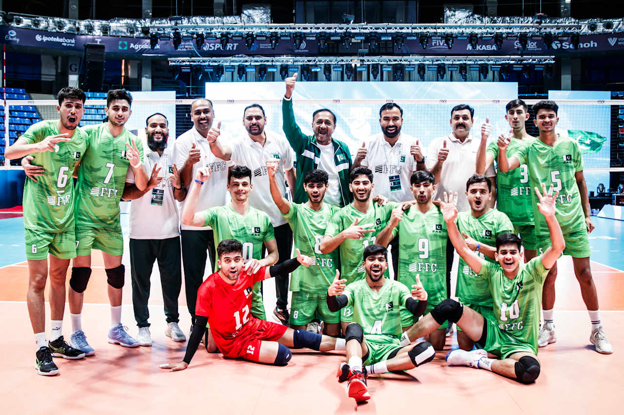 HISTORIC VICTORY FOR PAKISTAN IN FIVB U19 VOLLEYBALL WORLD CHAMPIONSHIP — DEFEATS BELGIUM 3-0 IN OPENING MATCH