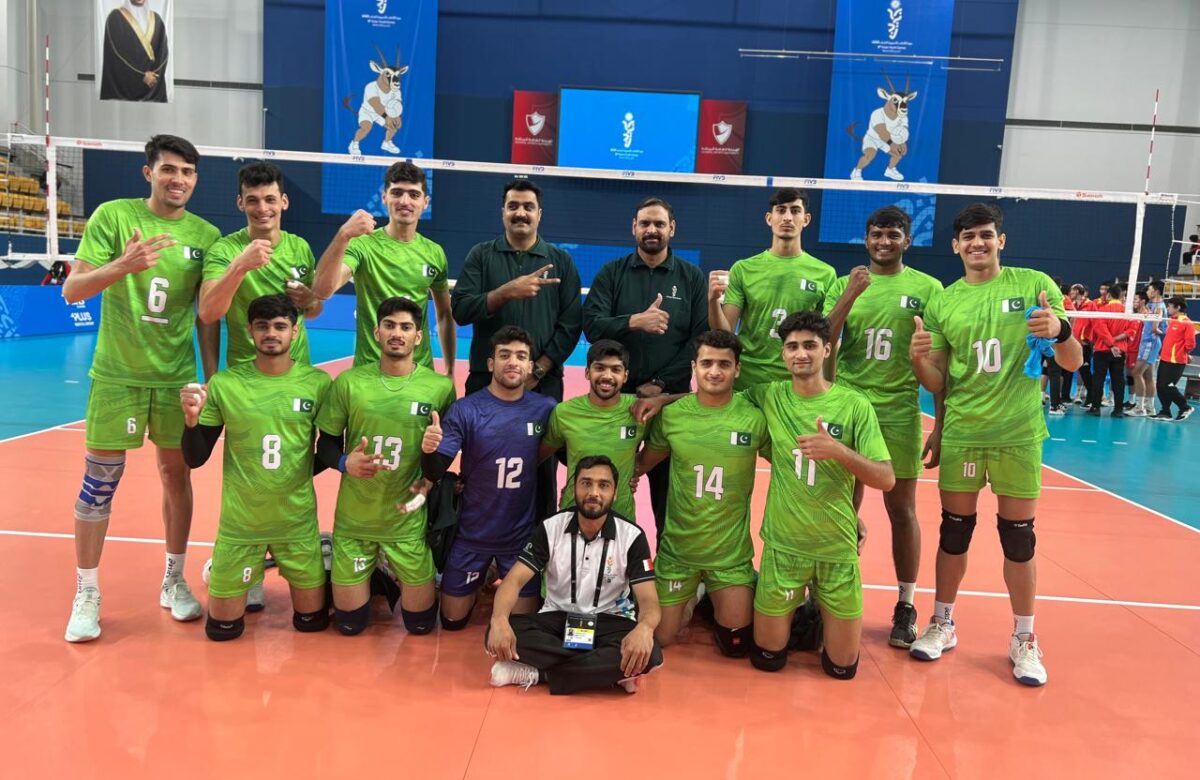 Pakistan Youth Volleyball Team Advances to Semi-Finals After Defeating China 3-0 at the 3rd Asian Youth Games 2025, Bahrain
