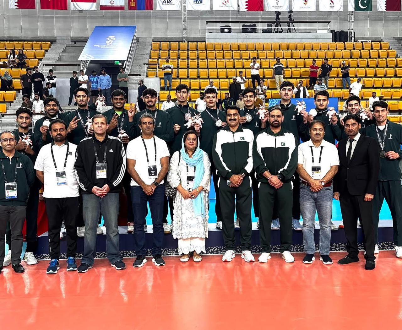 Pakistan Youth Volleyball Team Wins Silver Medal at the 3rd Asian Youth Games 2025, Bahrain
