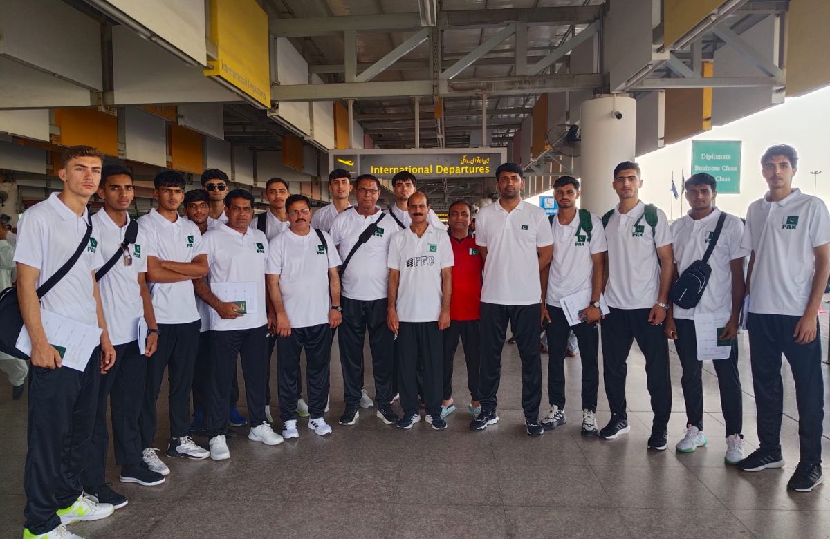 Pakistan U18 National Volleyball Team Departs for 16th Asian Boys’ U18 Volleyball Championship 2026 in China